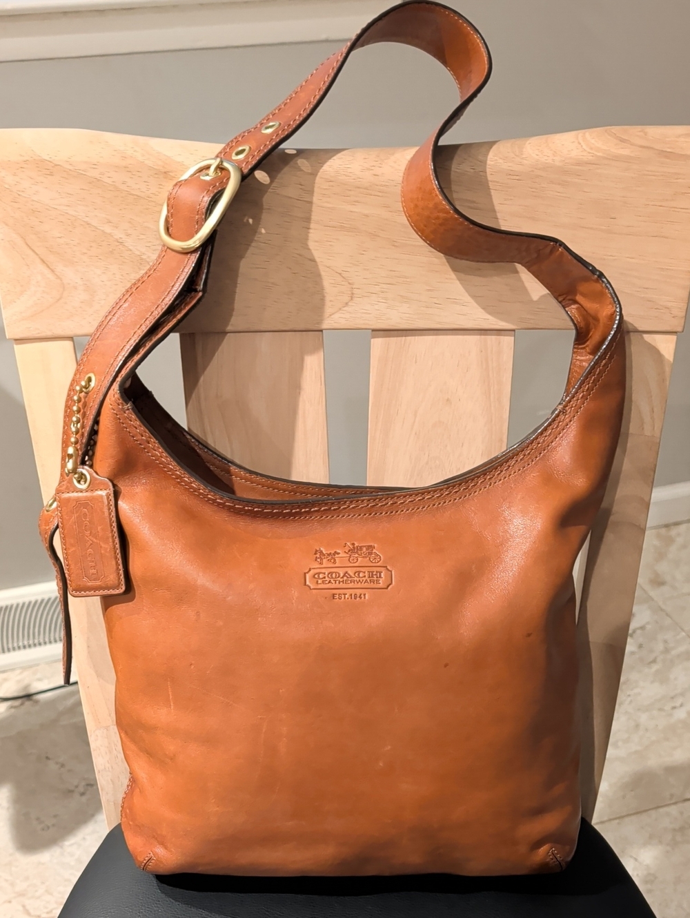 Coach Sophie Bleecker (12406) Slouchy Crescent Hobo Shoulder/Crossbody EUC